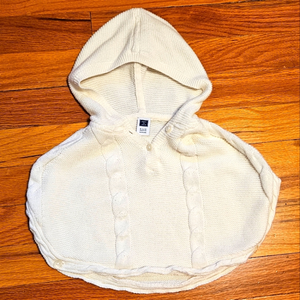 Janie and Jack | Cream Poncho Sweater